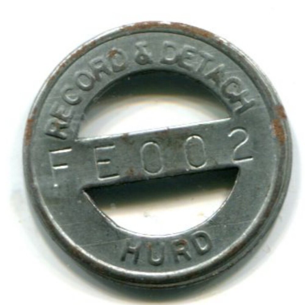 USA Record & Detach FE002 Hurd Token (b4-25)